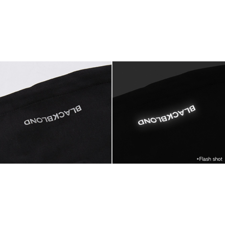 『BLACKBLOND』　デビルスマイルロゴパーカー (Black)