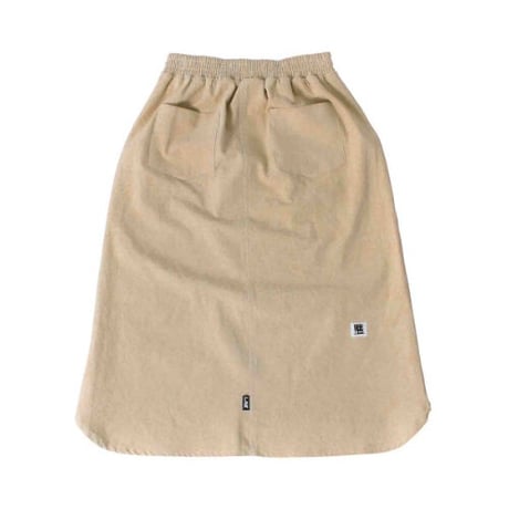 『FREAKISH BUILDING』 SEGU UNBALANCE MIDI SKIRT (Beige)
