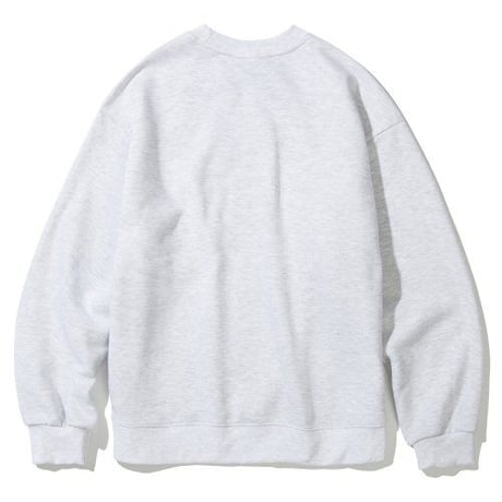 『Code:graphy』 　アップリケロゴスウェット (Melange Grey)