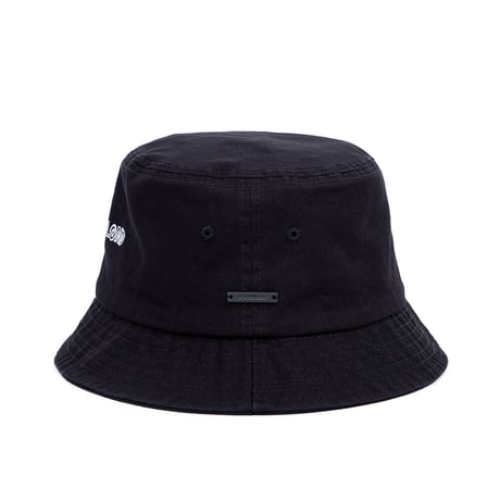 『BLACKBLOND』  ボーダーグラフィティーバケットハット (Black)