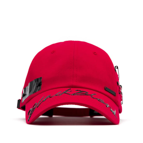 『BLACKBLOND』  ブラックブラッドロゴキャップ  (Red)