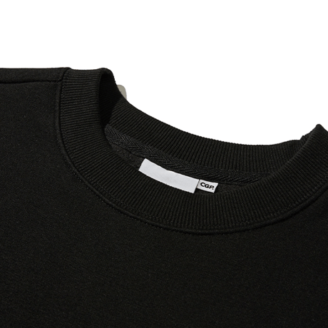 『Code:graphy』 　アップリケロゴスウェット (Black)