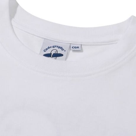 『Code:graphy』 　CGP X PD ゴーストサーファー Tシャツ (White)