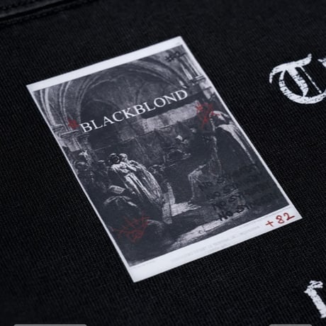 『BLACKBLOND』　crushed faith sweatshirt (Black)