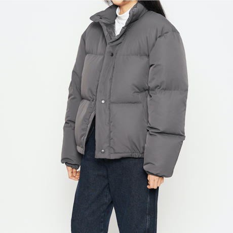 『HIFIFNK』  ダウンパッファジャケット (Dust Grey)