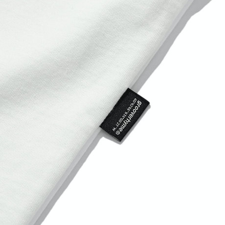 『grooverhyme』 　NYC ロケーションロングスリーブ Tシャツ (White)