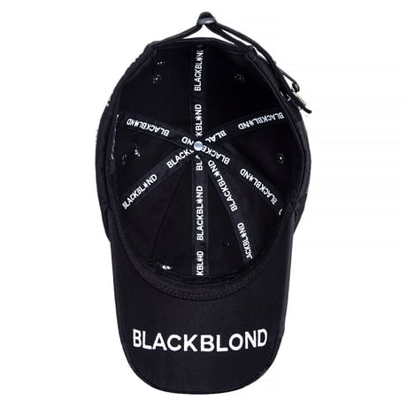 『BLACKBLOND』  リップトカスタムペルソナグラフィティーロゴキャップ (Black)
