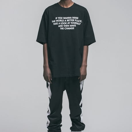 『Verynineflux』  インストラクション  Tシャツ (Black)