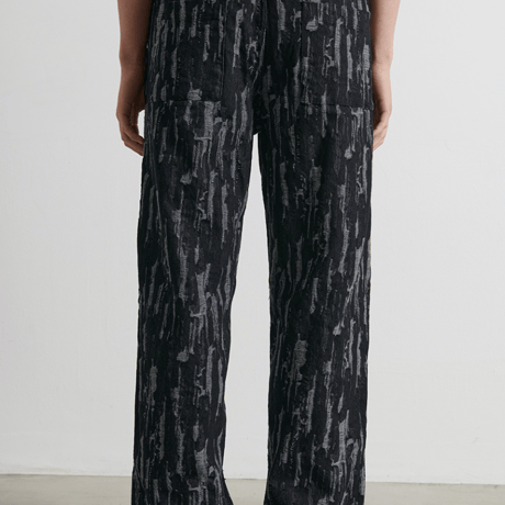 『BY.L 』 ワンウォッシュベンディングパンツ (Black)