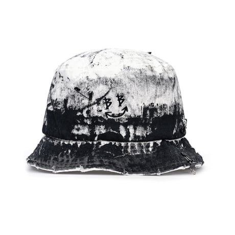 OLD CROW バケットハット カスタム END FAKE LEATHER バケットハット ｜SEX POT® OFFICIAL WEB SHOP