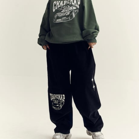 『CHAP CHAP』 　レーシングベアコーデュロイパンツ (Black)