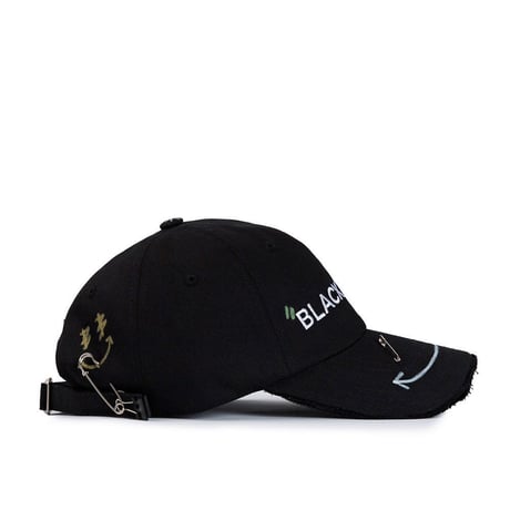 『BLACKBLOND』 クラシックロゴスマイルキャップ (Black)