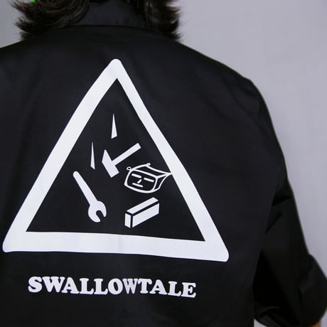 Swallowtale Hologram combination Shirts (Black)