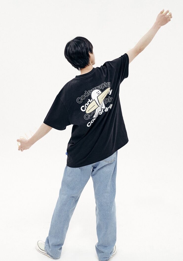 Code:graphy』 CGP X PD ゴーストサーファー Tシャツ (Black)