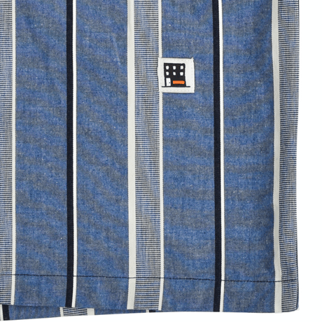 『FREAKISH BUILDING』 スリーピー ヘッドショートスリーブシャツ (Navy)