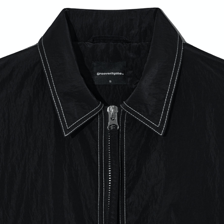 『GROOVE RHYME』 (W) ステッチポイントブルゾン (Black)