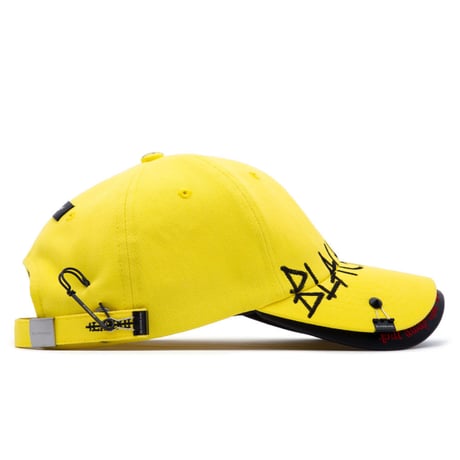 『BLACKBLOND』  ビヨンドグラフィティーロゴダブルバイザーキャップ (Yellow)