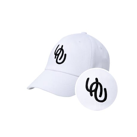 『CORUNU』  シグネチャーロゴキャップ (White)