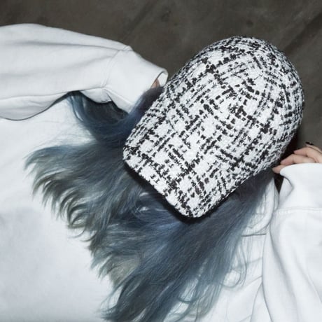 Blackblond BBD Classic Tweed Cap (White)