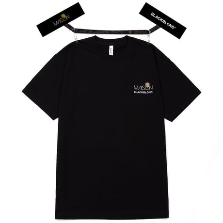 『BLACKBLOND X MAISON』 　ショートスリーブ Tシャツ (Black)