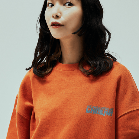 『CANERA』　シンボルスウェットシャツ (Orange)