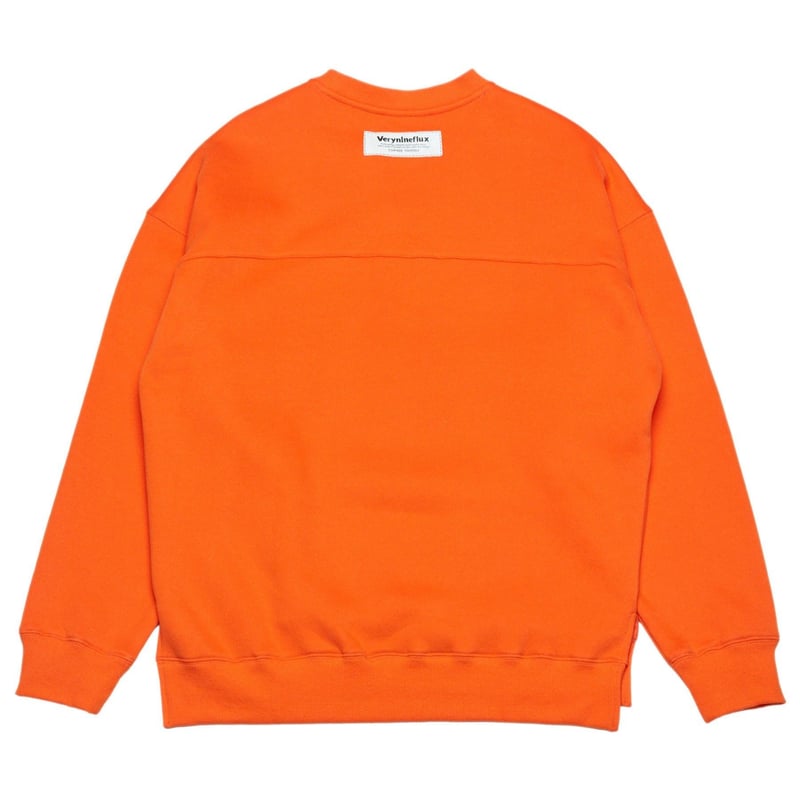 6(ROKU) 購入 byeA. スウェット Orange Verynineflux』 ユニバーシティースウェット (Orange) | 6LJStore