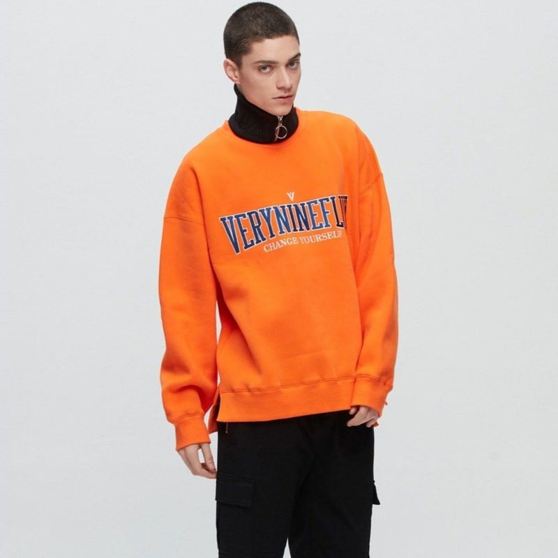 Verynineflux』 ユニバーシティースウェット (Orange) | 6LJStore