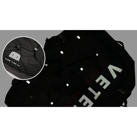 『VETEZE』 　トレッカーリュック (Black)