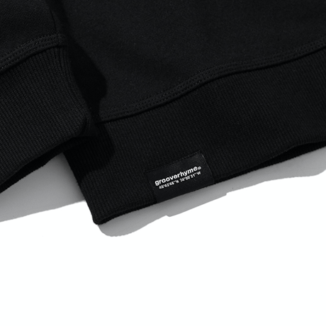 『grooverhyme』 　NYC ロケーションスウェット (Black)