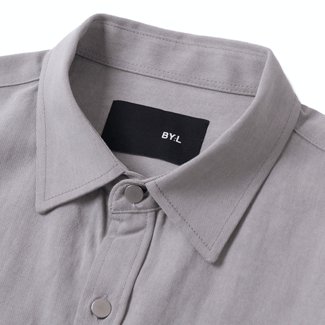 『 BY:L 』    ピグメントオーバーシャツジャケット (Grey)
