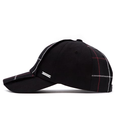 『BLACKBLOND』ペルソナチェックキャップ (Black)