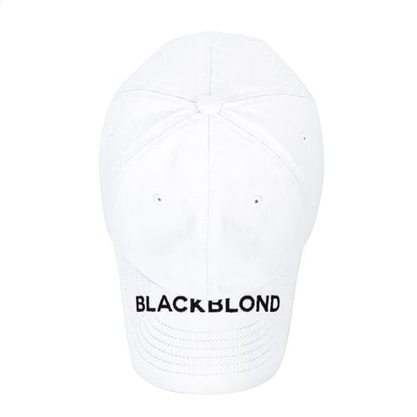『BLACKBLOND』   カバードオリジナルロゴキャップ (White)