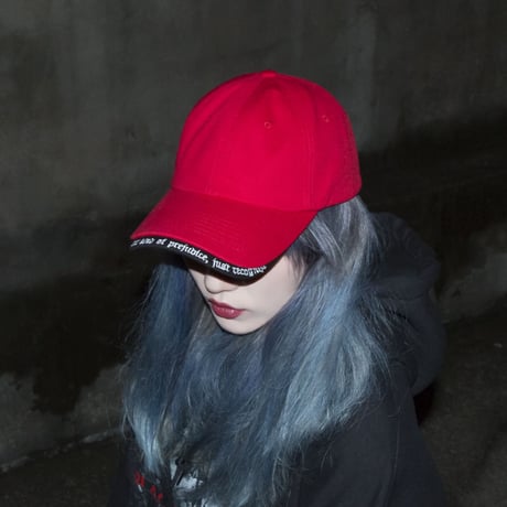 『BLACKBLOND』 BBD Revolution Double Visor Cap (Red)