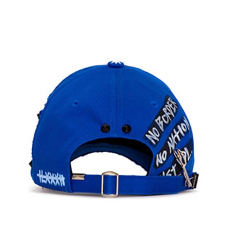 『BLACKBLOND』  レフレクションロゴノーシンパシーキャップ (Blue)