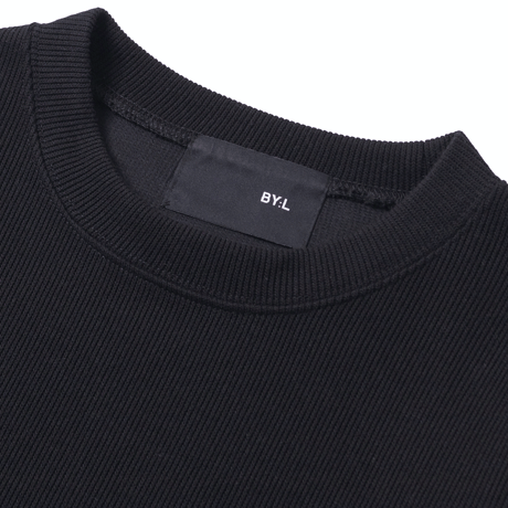 『 BY.L 』    ラウンドオープンニット (Black)