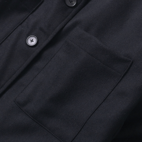 『 BY:L 』    ミニマルカーディガンジャケット (Black)