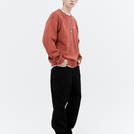 『grooverhyme』 　NYC ロケーションスウェット (Brick)