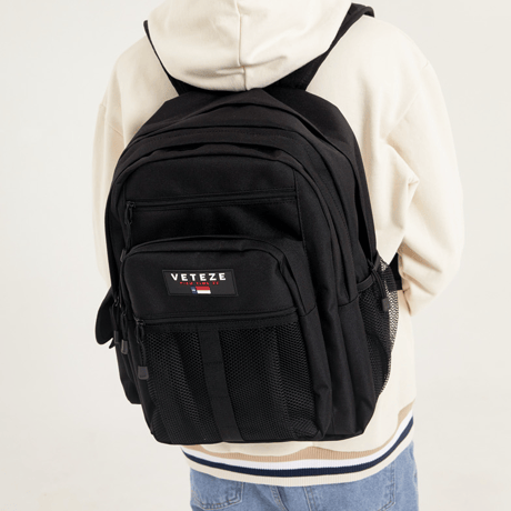 『VETEZE』 　レトロスポーツバッグ2 (Black)