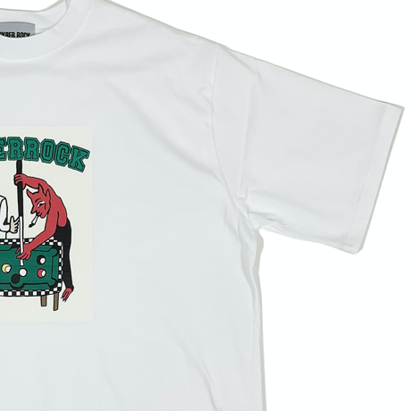 『SK8ER ROCK』 　プレイイングプール半袖 Tシャツ (White)