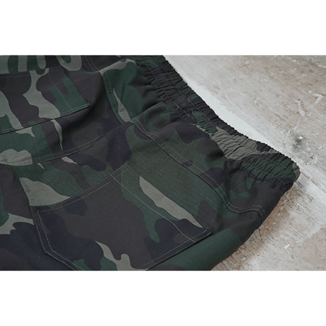 『LOUPS BLANCS』  ホログラムロゴカーゴパンツ  (Camo)