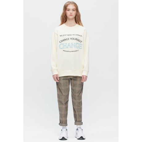 『Verynineflux』 スナァグスウェット (Beige)