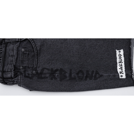 『BLACKBLOND』  イノセントデニムショートパンツ (Black)