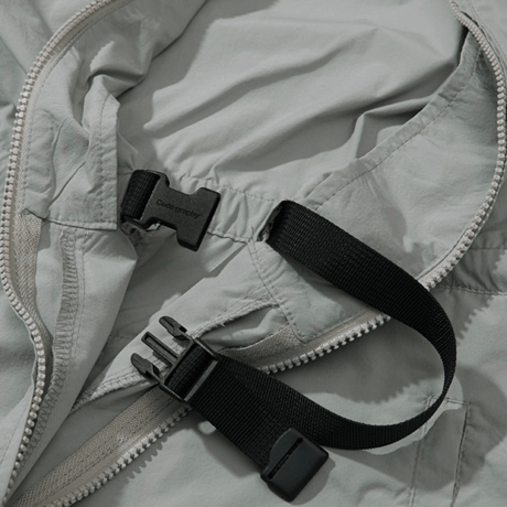 『Code:graphy』 　PIPING JUMP SUIT (Grey)