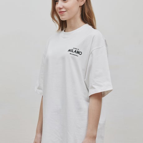 『Verynineflux』 ドゥオモアートワーク Tシャツ (White)