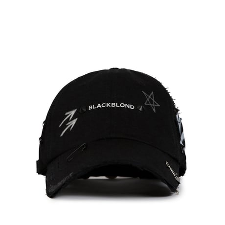 『BLACKBLOND』  レフレクションロゴノーシンパシーキャップ (Black)