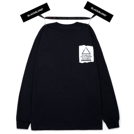 『BLACKBLOND』 　マーベリックロングスリーブ Tシャツ (Black)
