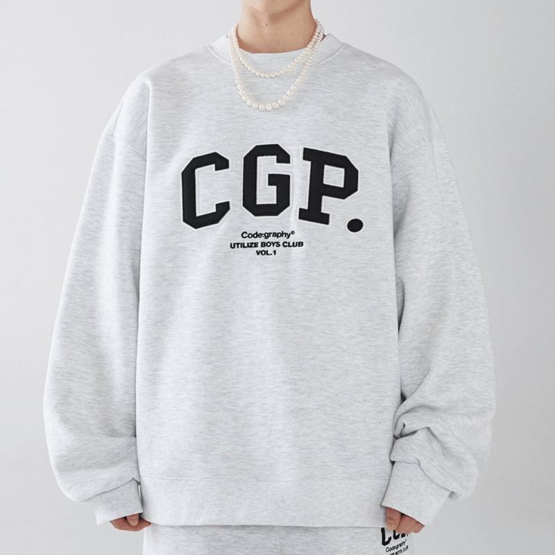 GRAPHIC GRAW SWEAT/グラフィックスウェット/ロゴ-