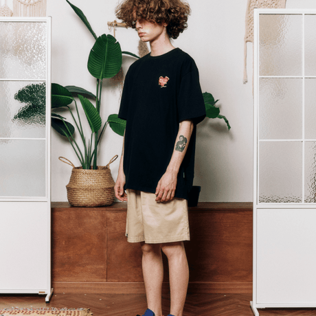 『grooverhyme』 　ハートオブノマド Tシャツ (Black)