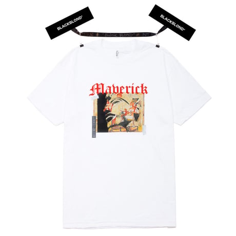 『BLACKBLOND』 　マーベリック半袖 Tシャツ (White)