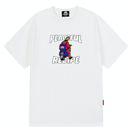 『TRIPSHION』 　デリバリージーザス Tシャツ (White)